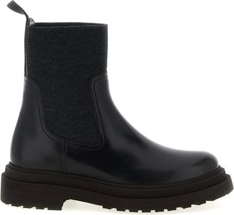 Brunello Cucinelli Dames, Schoenen, Zwart, Maat: 36 1/2 EU Leer