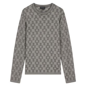 Emporio Armani Truien & Vesten, Heren, Grijs, M, Round-neck Truien