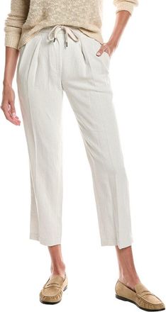 Brunello Cucinelli Linen-Blend Pant