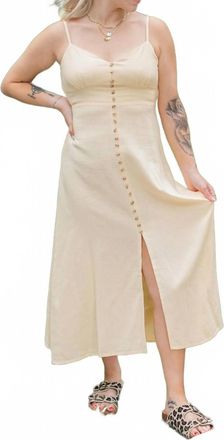 Dress Forum Lillian Midi Dress In Butter Lemon