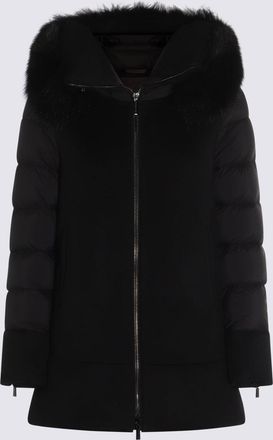 Moorer Coats Blacks And Greys-Donna