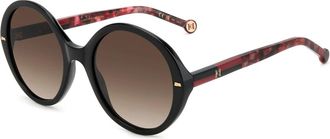 Carolina Herrera Zonnebril - Dames - Zonnebrillen - Zwart - 55 MM - Accessoires