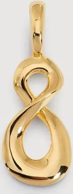 Monica Vinader Gold Infinity Pendant
