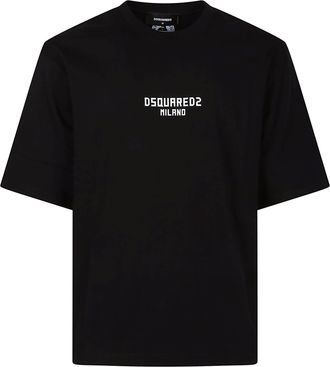 Dsquared2 Cotton Loose Fit Logo T-Shirt