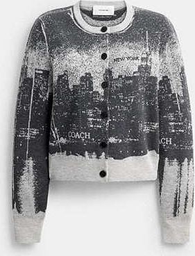 Coach Postcard Cardigan