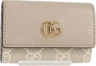Gucci Pre-owned Accessories, female, Beige, Size: ONE SIZE Pre-owned Key Case