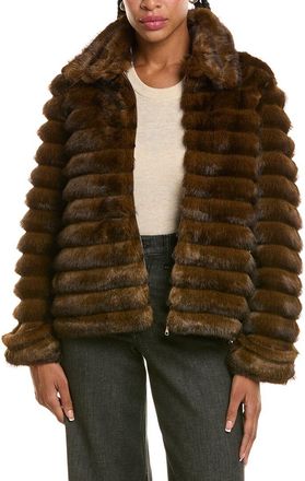 Stella + Lorenzo Faux Fur Coat
