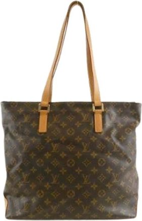Louis Vuitton Pre-owned Tote Bags, female, Brown, Size: ONE SIZE Pre-owned Monogram Cabas Mezzo Tote Bag