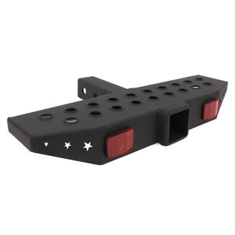 OEM Parachoques De Acero Resistente Para Remolques Con Escal&oacute;n, Para Receptores De 2 Pulgadas - Capacidad De Carga De 600 Lb