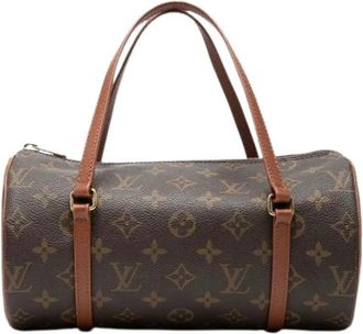 Louis Vuitton Pre-owned Papillon 26 - Dames - Vintage Schoudertas - Bruin - ONE Size - Leer - Vintage