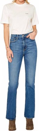 Noend Celine High Rise Boot Cut Jeans In Cripple Creek