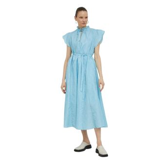 Sams&oslash;e & Sams&oslash;e Dames, Jurken, Blauw, Maat: XS