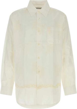 Our Legacy Oversized Katoenen Overhemd - Heren - Casual Overhemden - Wit - M - Katoen - Overhemden