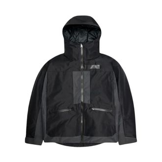 Rains Niseko Insulated Jacket - Heren - Jassen - Zwart - Maat: L Leer