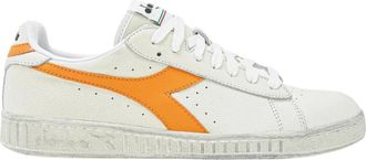 Diadora Vintage Low Top Sneakers - Dames - Sneakers - Wit - 36 1/2 EU - Leer - Schoenen