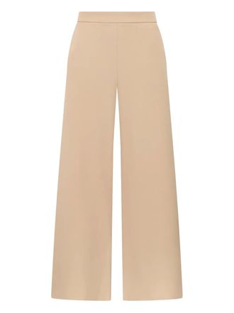 Maliparmi wide-leg trousers - women - Polyester/Spandex/Elastane/Polyester - 48 - Neutrals