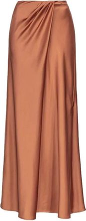 Pinko Pinko, Dames, Rokken, Bruin, Maat: XS Viscose