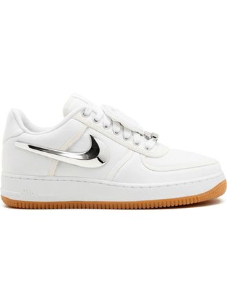 Nike x Travis Scott Air Force 1 Low White sneakers - unisex - Leather/Leather/Rubber - 10
