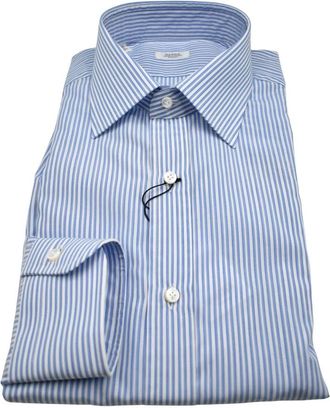 Barba Casual Shirt - Heren - Zakelijke Overhemden - Blauw - L - Overhemden