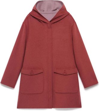 Maliparmi Double Wool Jacket - Dames - Parka Jassen - Rood - L - Wol - Jassen