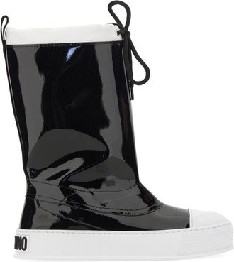 Moschino Boot With Logo-Donna