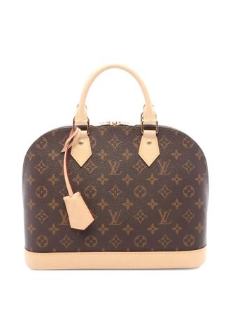 Louis Vuitton Borsa tote Alma - Marrone
