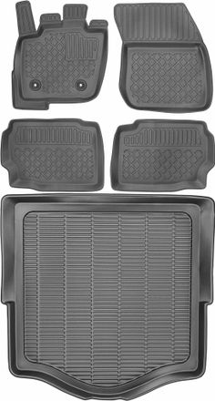 OEM Juego De Alfombrillas Para Coche Y Maletero Para Ford Mondeo V Estate A Partir De 2014