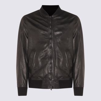 Salvatore Santoro Black Leather Jacket