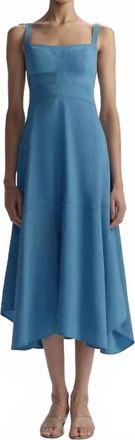 A.L.C. Harlow Midi Dress In Tahoe Blue