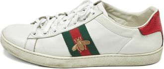 Gucci Sneakers Ace Bee in pelle - Bianco
