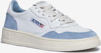 Autry Niedrige zweifarbige Schn&uuml;rsneakers Medalist