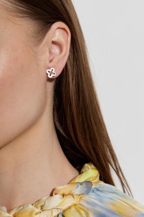 Tory Burch Mother-of-pearl Earrings, Womens, Gold