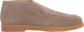Estro & Luminara Instaplaarzen met hoge schacht - Dames - Enkellaarsjes - Beige - 36 EU - Katoen - Schoenen