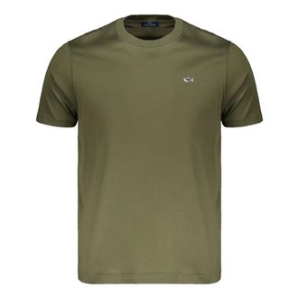 Paul & Shark Paul & Shark, T-Shirts, male, Green, Size: 2XL T-shirt In Soft Cotton
