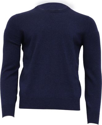 Brunello Cucinelli Sweater in Navy Blue Cashmere