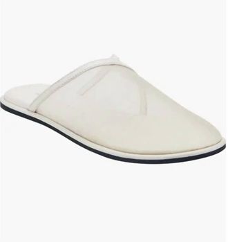 Marc Fisher Womens Larissa Mesh Flat Mule In Ivory