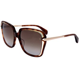 Rag & Bone Rag & Bone Womens 57 mm Havana Sunglasses