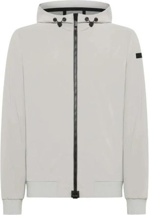 Roberto Ricci Design Wilson Hood Jacket - Heren - Zomerjassen - Wit - L - Leer - Jassen