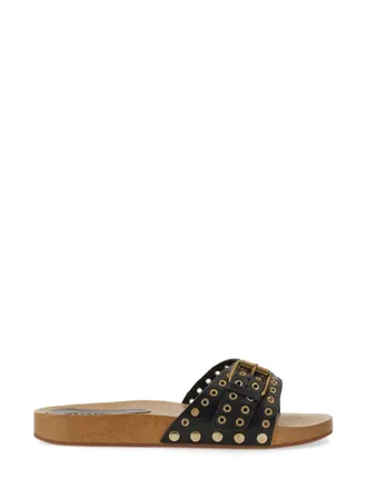 Isabel Marant Black Slip-on Sandals