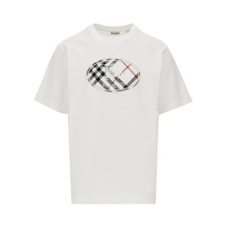 Burberry Knight Stamp embroidery T-shirt Man XL
