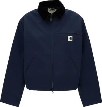 Carhartt Work in Progress Manu Jacket - Dames - Zomerjassen - Blauw - M - Polyester - Jassen