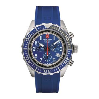Swiss Alpine Military 7076.9835 Horloge - Heren - Accessoires - Grijs - Maat: ONE Size