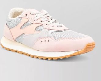 Woolrich gravel sneakers mesh panels round toe