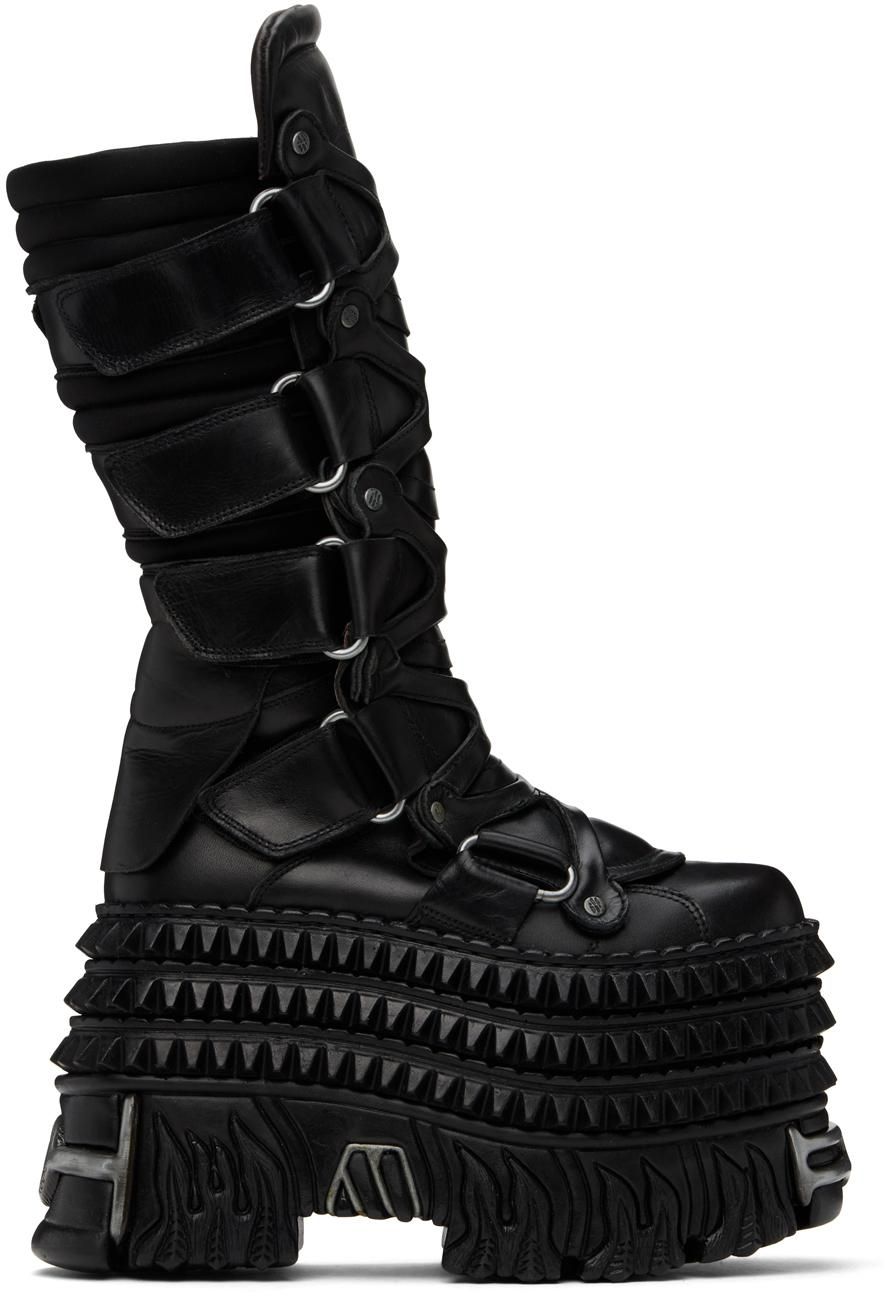 【関税込み】Chelsea Biker Ankle Boots - Ganni - Leather - Bl Ganni Chelsea Biker Ankle Boots - Leather - Black Black