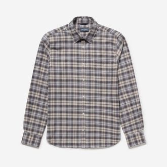 Oliver Sweeney Mens Censo Navy/Grey Stripe - Size Small
