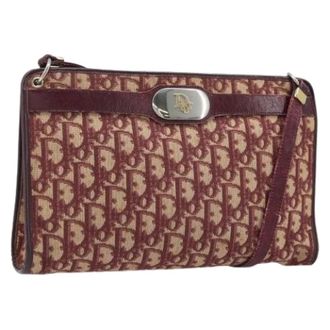 Dior Pre-owned Shoulder Bags, female, Red, Size: ONE SIZE Pre-owned Vintage Shoulder Bag