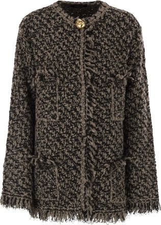 Fabiana Filippi Giacca con frange - Nero