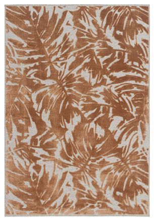 Novatrend Alfombra de sal&oacute;n moderna naranja 160x230 cm