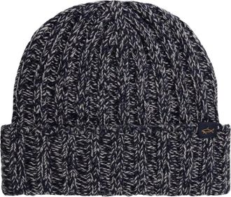 Paul & Shark Accessoires > Hoeden > Muts - Heren - Hoeden - Grijs - ONE Size - Wol - Accessoires