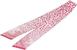Cartier Pre-owned Scarves, female, Red, Size: ONE SIZE Pre-owned Silk Scarf